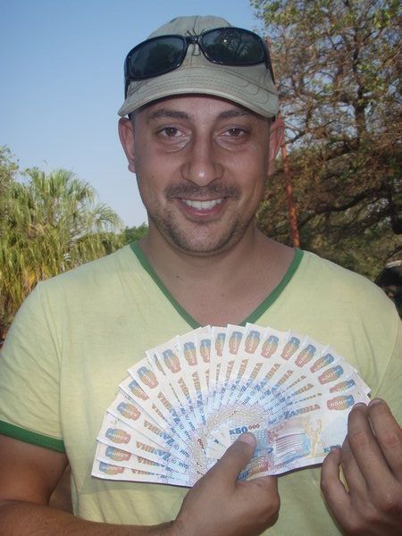 Garry becomes a millionaire...in kwacha