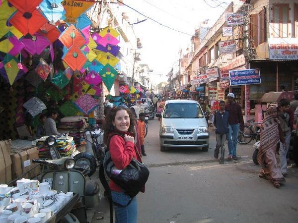 Jill in Jaipur Street