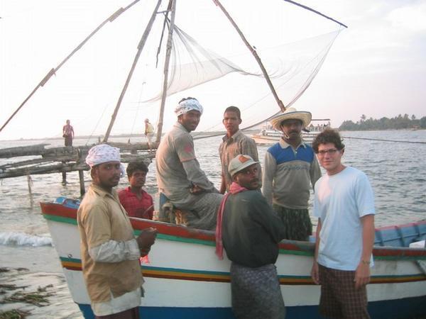 Posing with the Fishermen