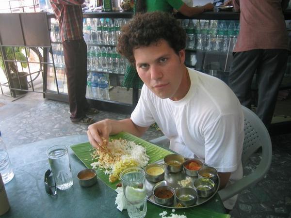 Roy Eats Alot of Rice in India