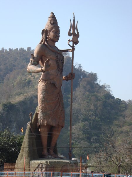 Huge Shiva statue, Haridwar