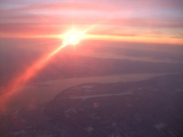 Sunrise over America