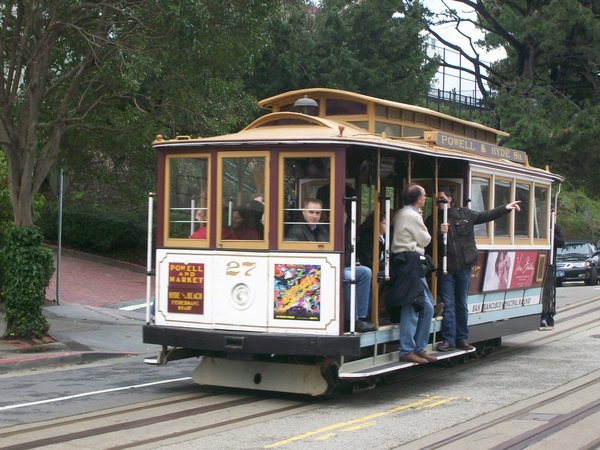 One of those antique Cable Cars