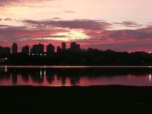 Curitiba at sunset