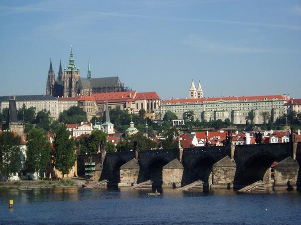 Prague Castle, Charles Bridge and that River