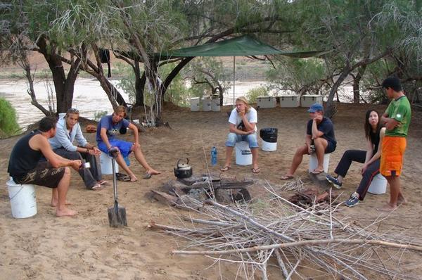 Camping Wild by the Orange River