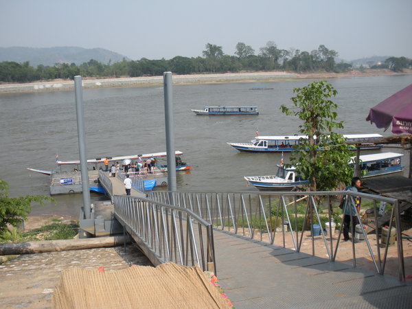 Boat to Laos