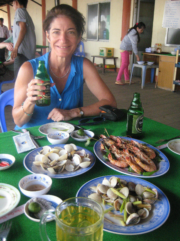 Seafood Lunch in the Mekong Delta