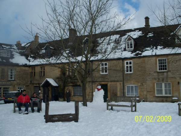 Stowe-on-the Wold in the snow