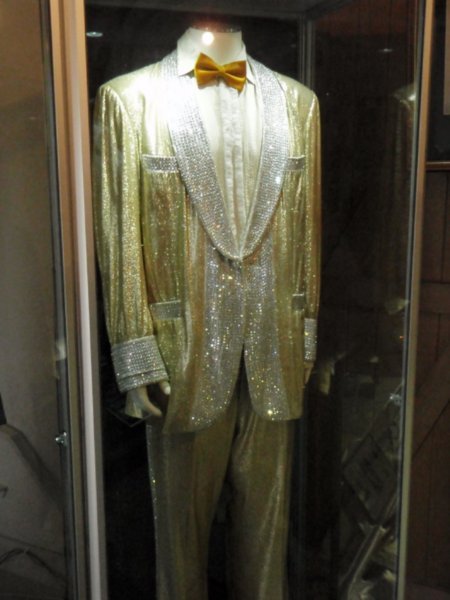 One of only two gold lame suits worn by the King. He gave this to Elton ...