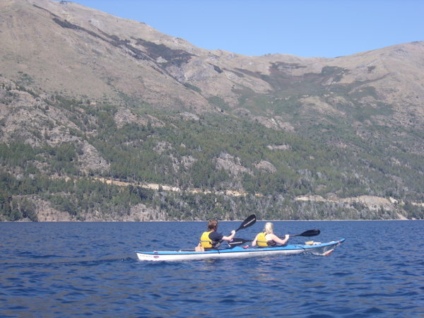 Kiyacking on Lago Guiterrez