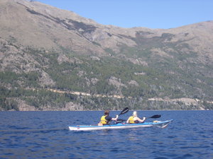 Kiyacking on Lago Guiterrez