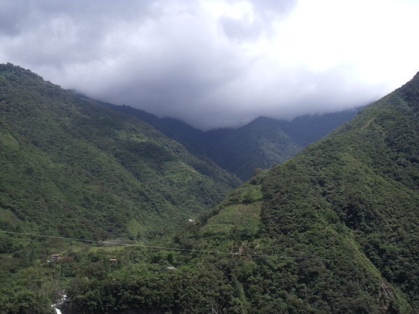 Riding through Ecuadorian landscapes