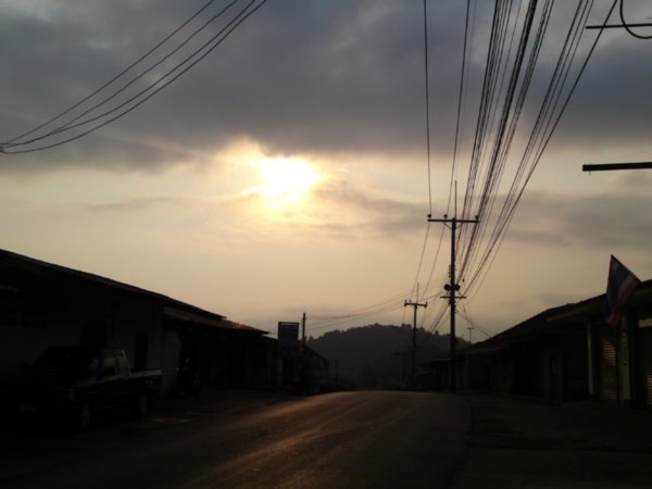 Sunset in Mae Saelong