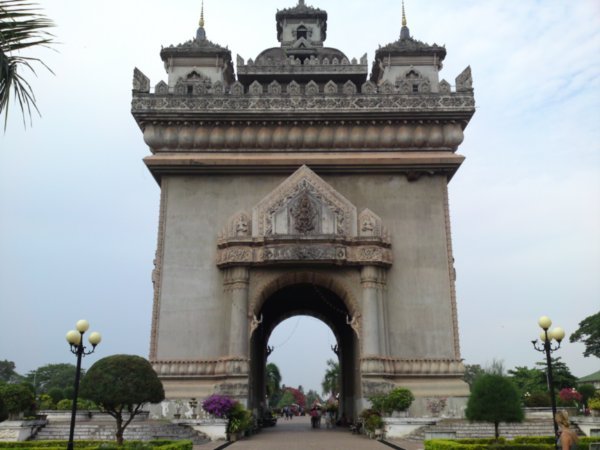 Vientiane's 'Arc de Triumph'