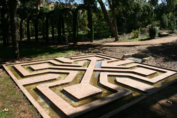 The Brick Maze Fountain Thing