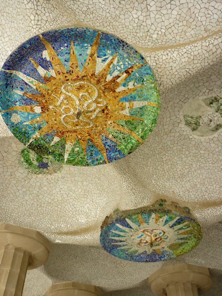 Love the ceiling mosaics