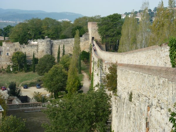 Girona's Famous Wall