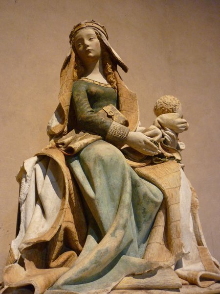 Recently restores madonna and child