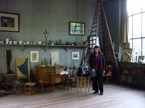 In Cezanne's studio