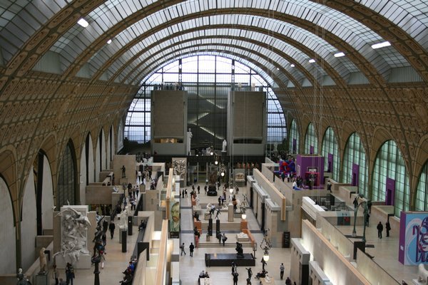 Inside the Musee d'Orsay
