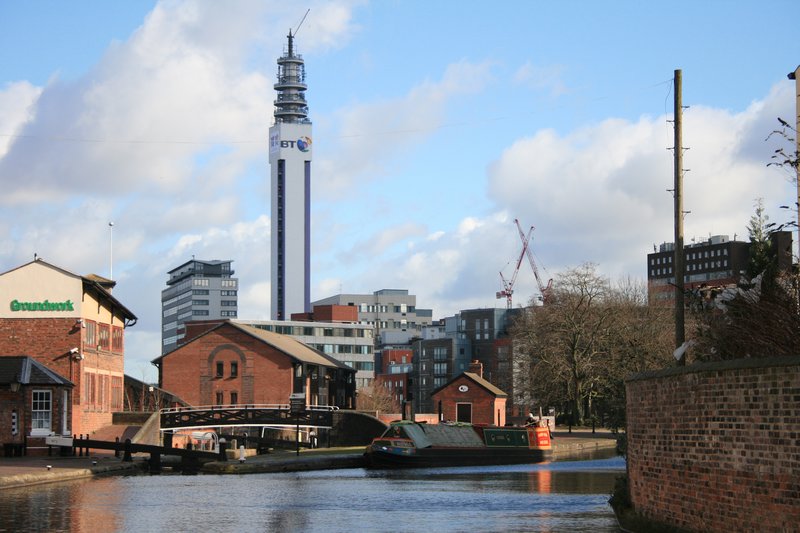 Birmingham Canal and BT building