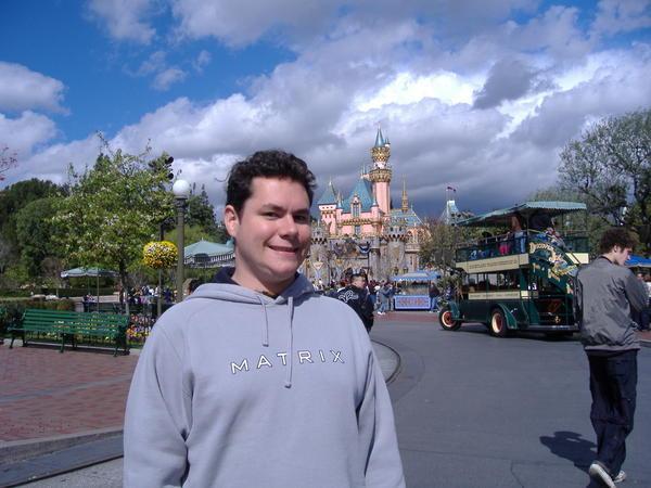 Rob infront of the big castle thing.
