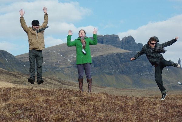 Jumping in the Highlands