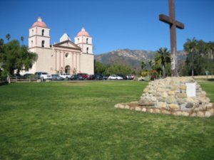 Grounds of Mission Santa Barbara