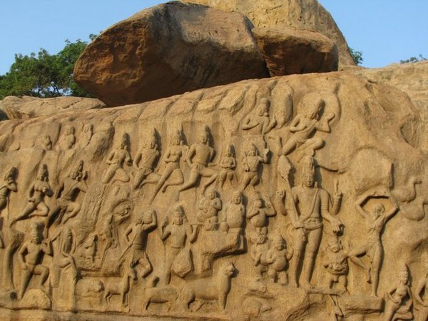 Arjun Mandapam with beautiful carvings