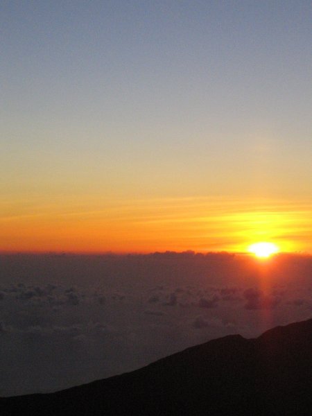 Sunrise over Haleakala Volcano