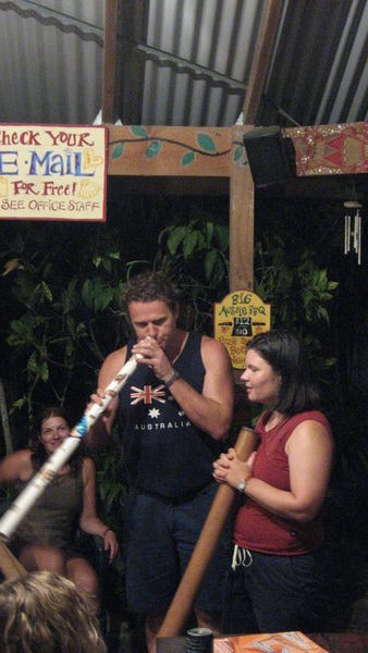 Breena's winning Didgeridoo duet