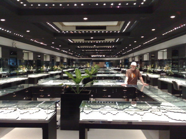 The jewellery store. Easily bigger than a tennis court