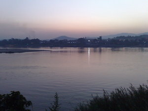 The view of the Mekong from our restaurant