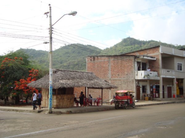 Street in Puerto Lopez