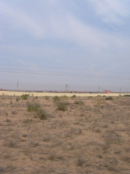 View from Train to Jaisalmer