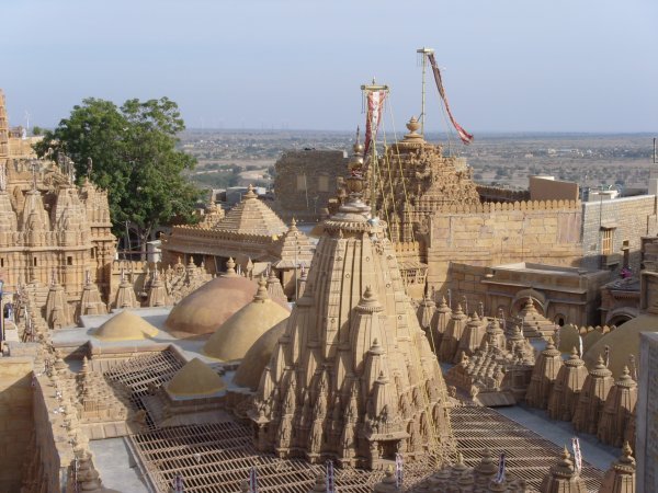 Jain Temple viewed from guesthouse roof