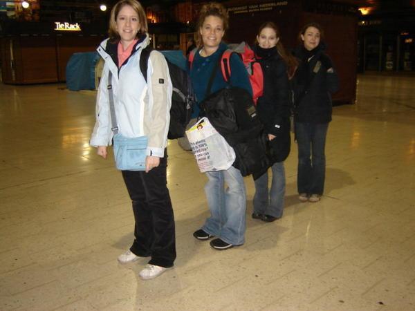 The Girls at Central Station in Glasgow