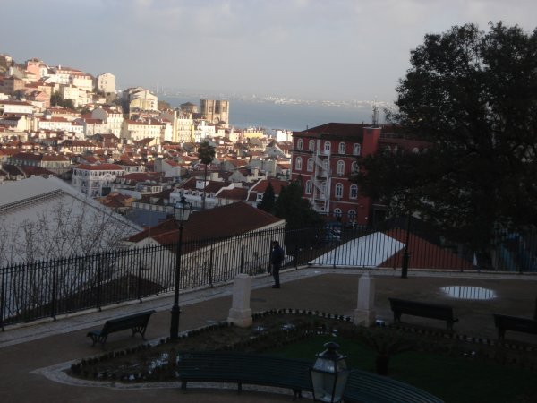A view of Lisbon from Barrio Alto