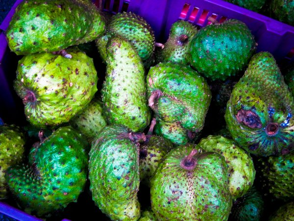 Soursop, I belive realted to the durian