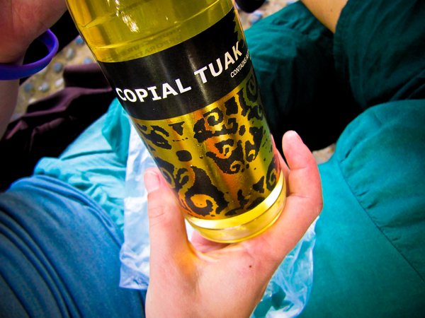 Tuak, the local alcohol drink