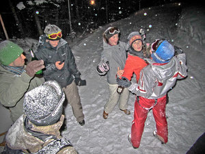 Mid-mountain dance party
