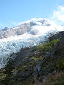Baker summit, with glacier in foreground
