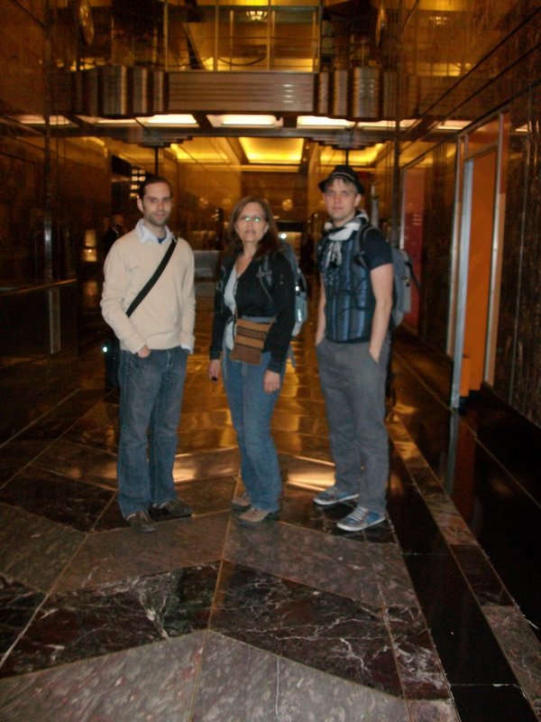 Inside the Empire State building