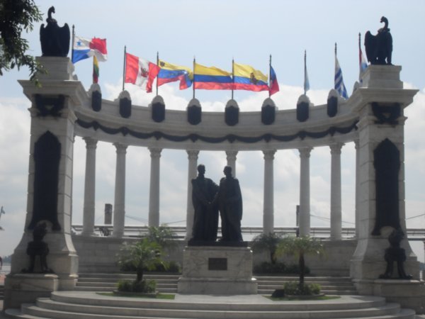 Monument on Guayaquil waterfront