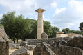 Temple of Zeus pillar in Olympia