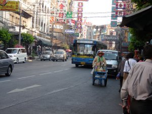 De verkeersader van Chinatown