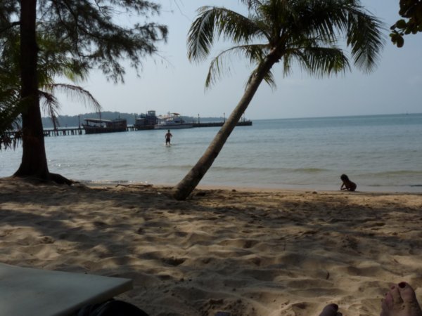 Een van de vele stranden van Sihanoukville
