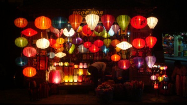Lampionen in Hoi An. Ze maken dat hier