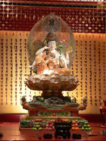Hindufigur i Tempel i Singapore!